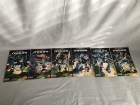 LEGO TOA MAHRI 8910 8911 8912 8913 8914 8915 BIONICLE 100% complete set w/ books