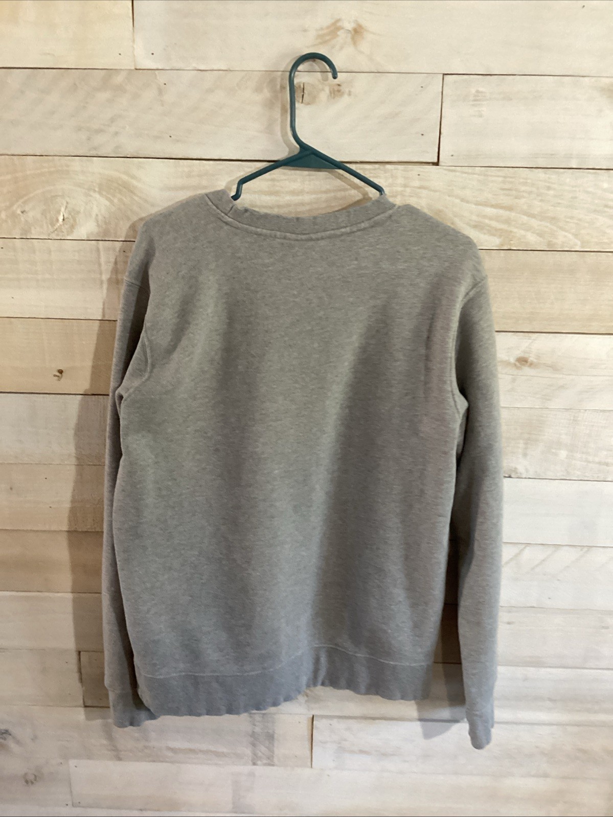 VTG Nike Pullover Gray Sweatshirt Unisex Sz Large White Swoosh  Blue Tag thumbnail 3