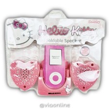 2010 Sanrio Hello Kitty Mini Foldable Speaker iPod Compatible NIP