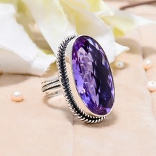 Alexandrite Gemstone 925 Sterling Silver Ring, Christmas Gift, Elegant Ring