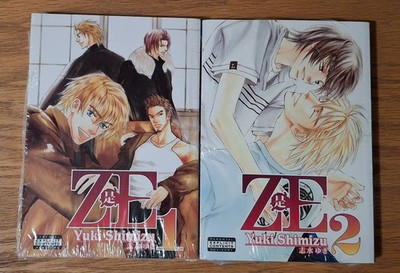 ZE by Yuki Shimizu Volumes 1 & 2 (Yoai) (SEALED) NEW Excellent Condition 