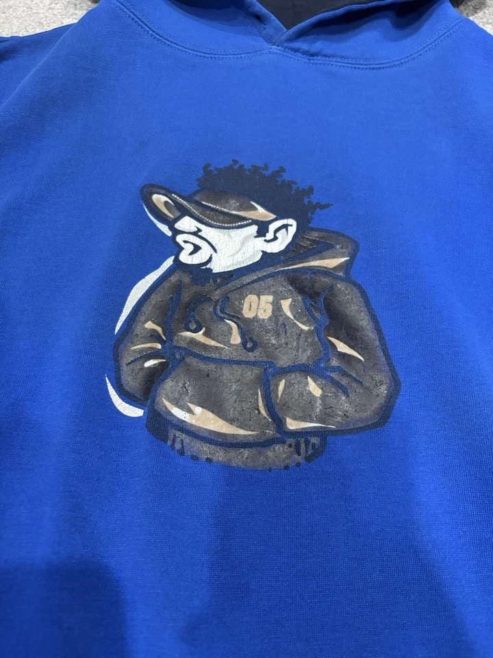  Винтажная мужская толстовка с капюшоном Y2K Mecca Jeans размер L - Изображение 2 из 4