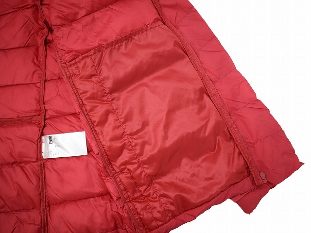 Uniqlo Ultra Light Down Jacket Xl Pink Autumn/Winter Ladies thumbnail 4