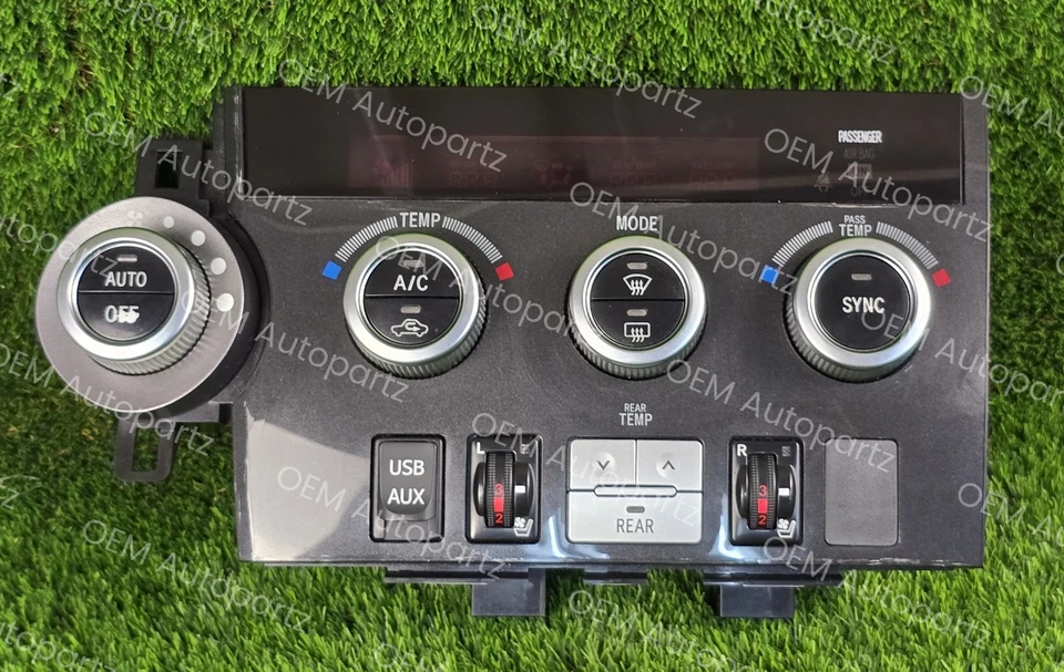 Panel de control de temperatura HVAC Toyota Sequoia Limited 2009-2016 84010-0cd40 usado Foto 2 de 4