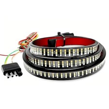 Truck Tailgate Light Bar, 60inch Triple Row 6-Function LED Blink Light Bar
