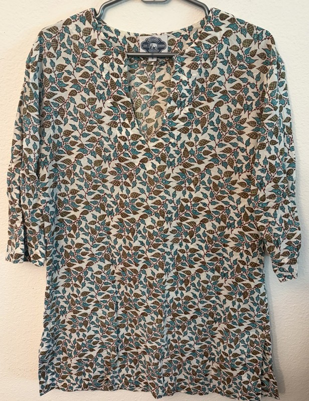 John Robshaw Ladies Cotton Tunic Size Small