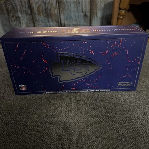 KANSAS CITY CHIEFS Fanatics LIMITED EDITION Funko Pop SUPERBOWL LVIII 4 Pack NEW