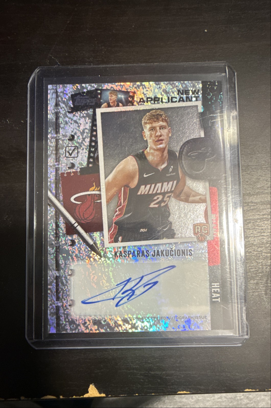 2025-26 Topps - New Applicants Autographs Kasparas Jakucionis #NA-KJ Holofoil