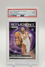 2024 Prizm Draft Picks Angel Reese RC Student Orientation PSA 9 LSU Sky