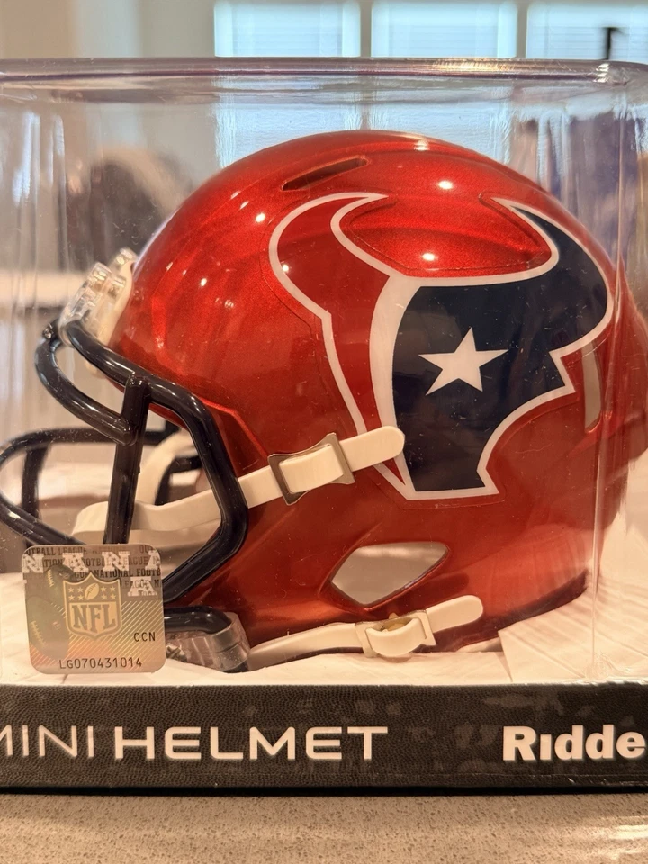 Andre Johnson Houston Texans Signed Mini Helmet JSA Certified - Image 4 of 4