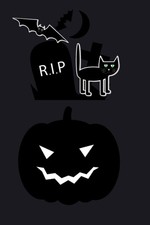 Cute Pumpkin Cat Notebook — Journal, Diary & Planner, 200 Pages, A5