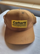 Carhartt Brown Mesh Back Adjustable Trucker Hat Men One Size Outdoor