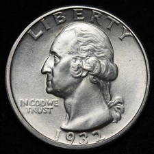 1932 D Washington Quarter 25C