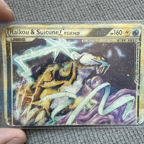Raikou & Suicune Legend Top & Bottom English Card HGSS Unleashed Pokemon TCG