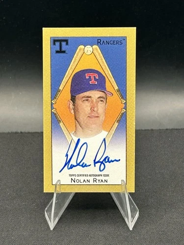 2025 Topps T205  Nolan Ryan  Autograph- On Card Texas Rangers SSP