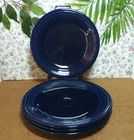 Fiestaware Cobalt Blue 10.5" Dinner Plate Set Of 4 Fiesta Homer Laughlin *READ