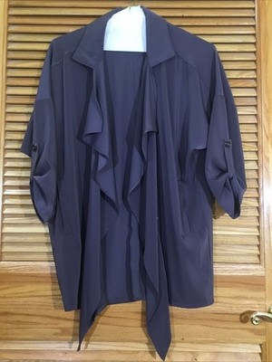 S Line Black Label Women s Size Small Gray Half Sleeve Light Jacket CW-134