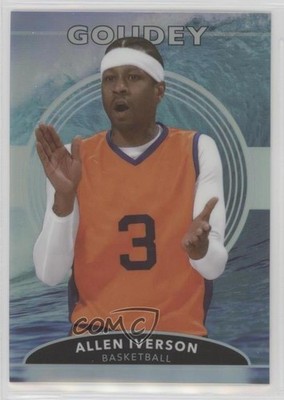 2022 Goodwin Champions Goudey Platinum Ocean 18/75 Allen Iverson #GP23 HOF 0kp6