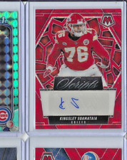2025 Mosaic Football Scripts Kingsley Suamataia Autograph No SCRF-KSA Chiefs