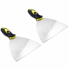 2-Packs 5" inch Flexible Scraper Putty Joint Drywall Knife Rubber Handle
