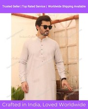 Pure Cotton Homewear Shirts Top Shirt Solid Kurta Mens Wear Cotton Cloth Kurta.
