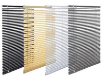 PVC Venetian Window Blinds Trimmable Easy Fit Blind Twist Open Close Drop 213cm