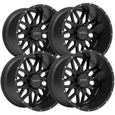 (Set of 4) Massiv Off-Road OR1 22x10 5x5"/5x5.5" -18mm Satin Black Wheels Rims