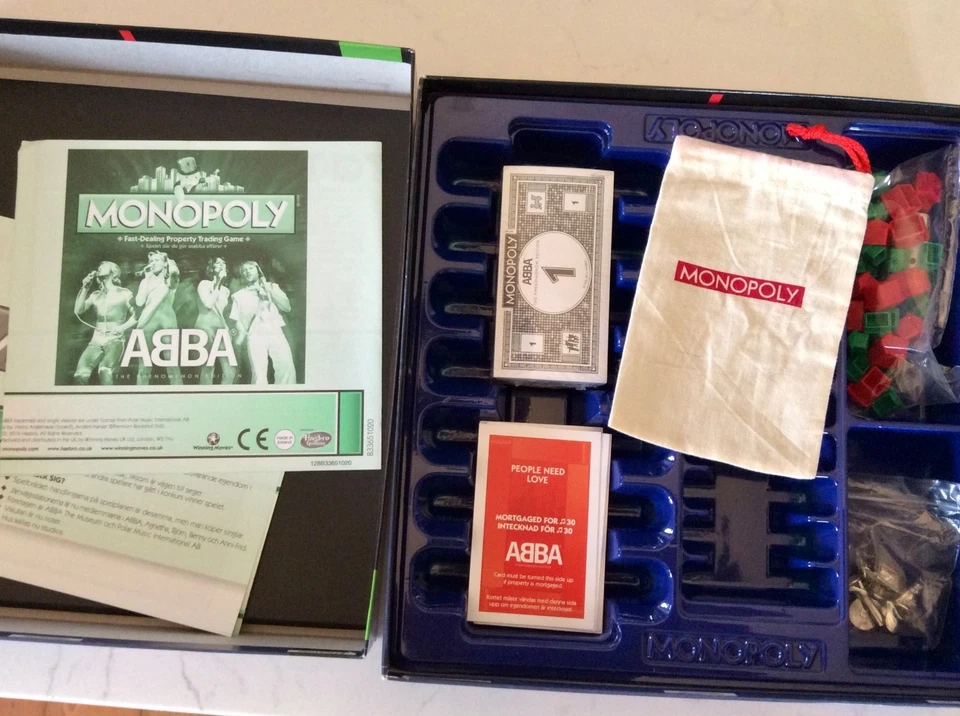 ABBA MONOPOLY Never used / contents still sealed LIKE NEW Cond RARE Limited Edit - Image 4 of 4