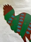 New ListingVintage Ivan Barnett Folk Artisan Tin of an Chicken 1982 Signed