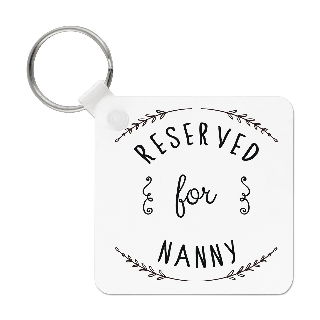 Reserved For Nanny Keyring Key Chain Joke Grandma Nan Nest