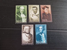 MALTA 2002 SG 1279-1283 PERSONALITIES  MNH