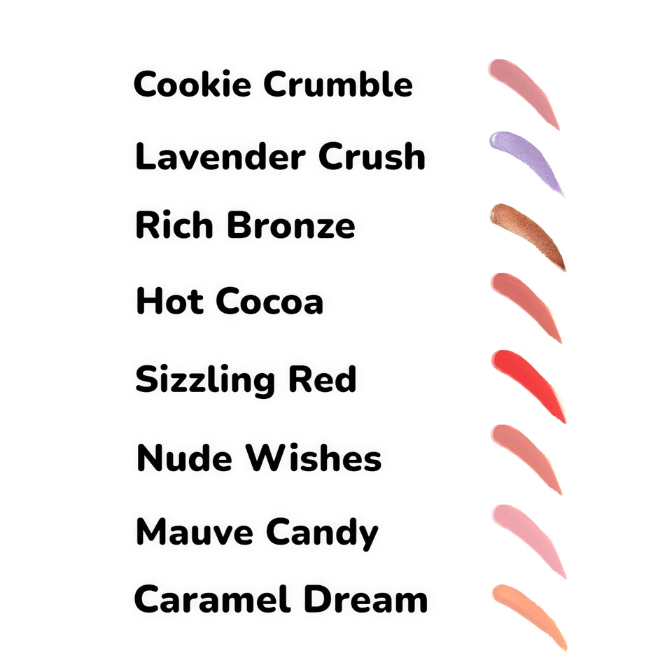 Barry M Lip Creme Glide On Matte Metallic Gloss Red Pink Brown Purple Bronze NEW - Image 2 of 4