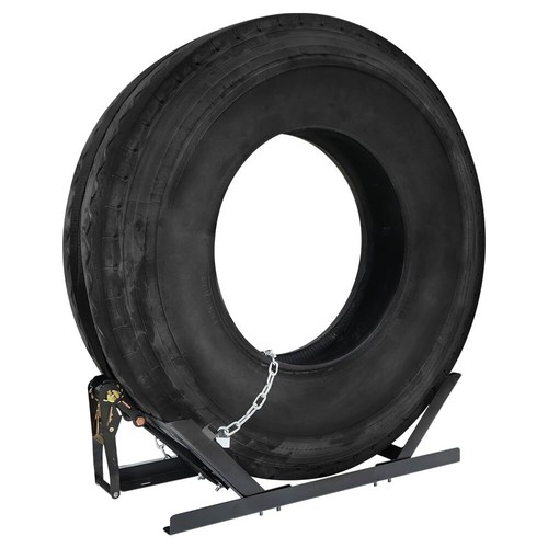 Adjustable Semi Truck Tire Rack Spare Tire Carrier Tire Mount Holder w/hardware - Picture 7 of 12