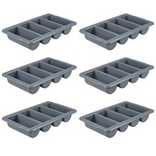Kekow 4X/6X Plastic Drawer Organizer Storage Tray for Utensil Silverware Kitchen