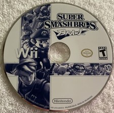Super Smash Bros. Brawl Nintendo Wii Disc Only Scratched