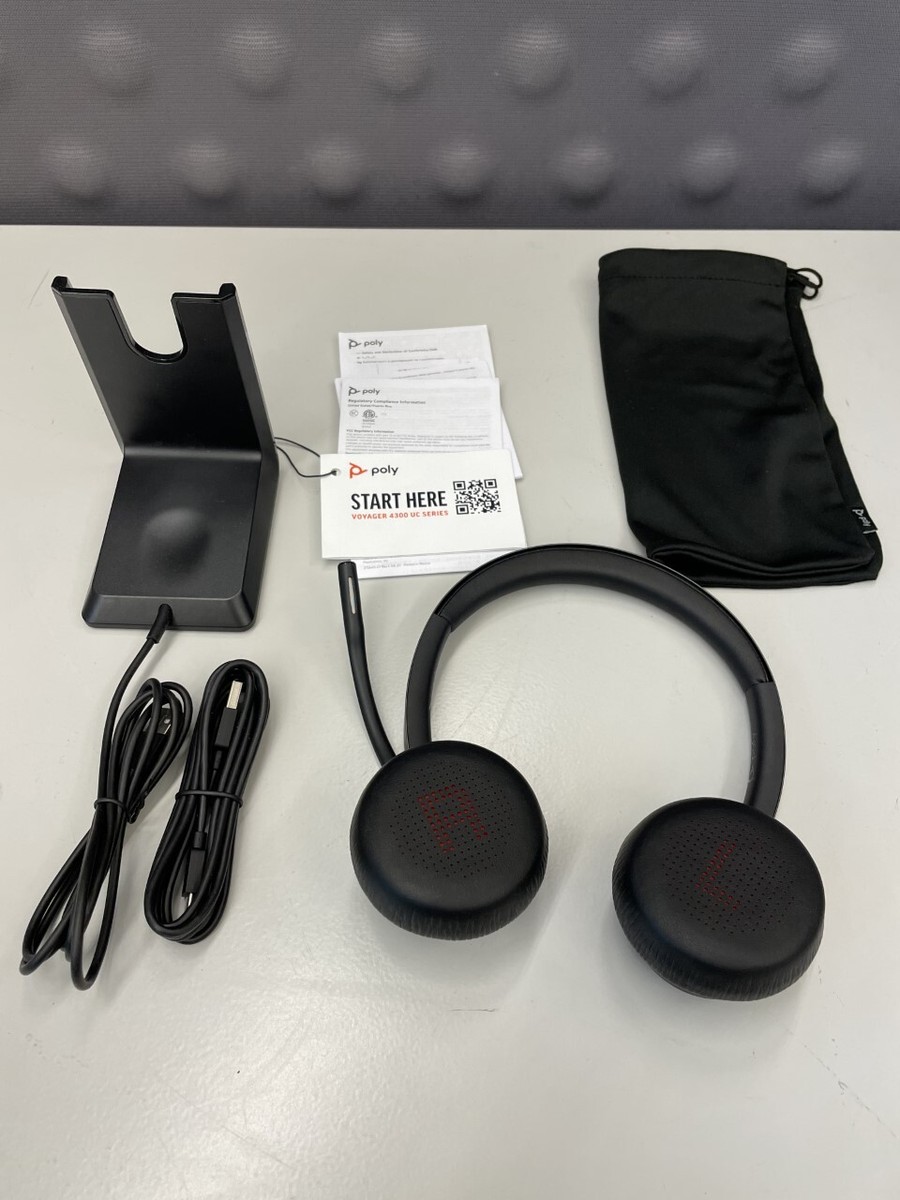 Poly Voyager 4300 UC 4320-M Headset 21847601 | eBay