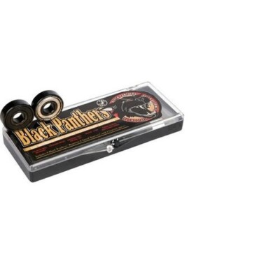 Shortys Black Panthers Abec 3 Skateboard Bearings - Kugellager