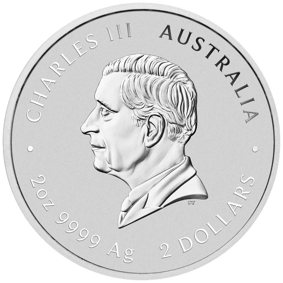 Silbermünze Jahr der Schlange (6.) Lunar III 2025 - Australien 2 Oz ST in Farbe - Bild 3 von 3