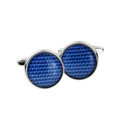 Stitched Pattern Style Image Cufflinks Presented in a Box - X2BOC294