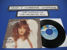 Tiffany - I Saw Him Standing There / Mr. Mambo -80s Pop 45 w/Pic Sleeve VG VINYL