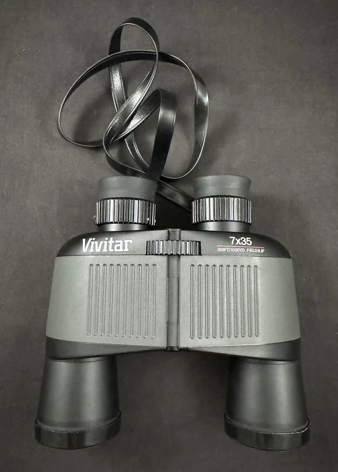 Vivitar 7x35 Binoculars 358FT/1000YD Field 6.8 - Made in Thailand - Image 2 of 4