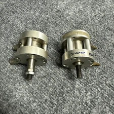 Lot of 2 - Bimba  FO-09-1-CMT Pancake Air Pneumatic Cylinder Used