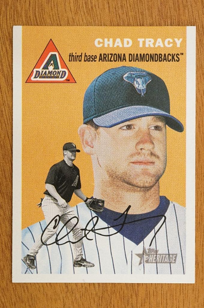 2003 Topps Heritage #421 SP Chad Austin Tracy Arizona Diamondbacks