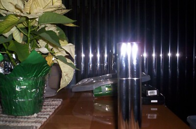 NEW CHROME CIGAR/DOCUMENT HOLDER/FLASK 9INCHES LONG 2 INCHES WIDE WOW!!!!