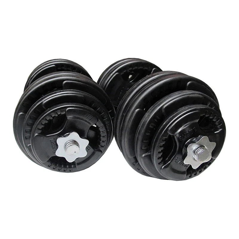 20kg -60kg Adjustable Dumbbell Dumbbells Set Rubber Plates Home Gym Fitness