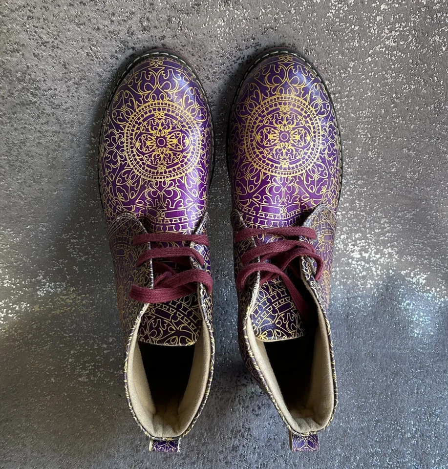 Botines boho ecológicos NEEFS Night Glow Mandala Ombre para mujer talla 41 Foto 4 de 4