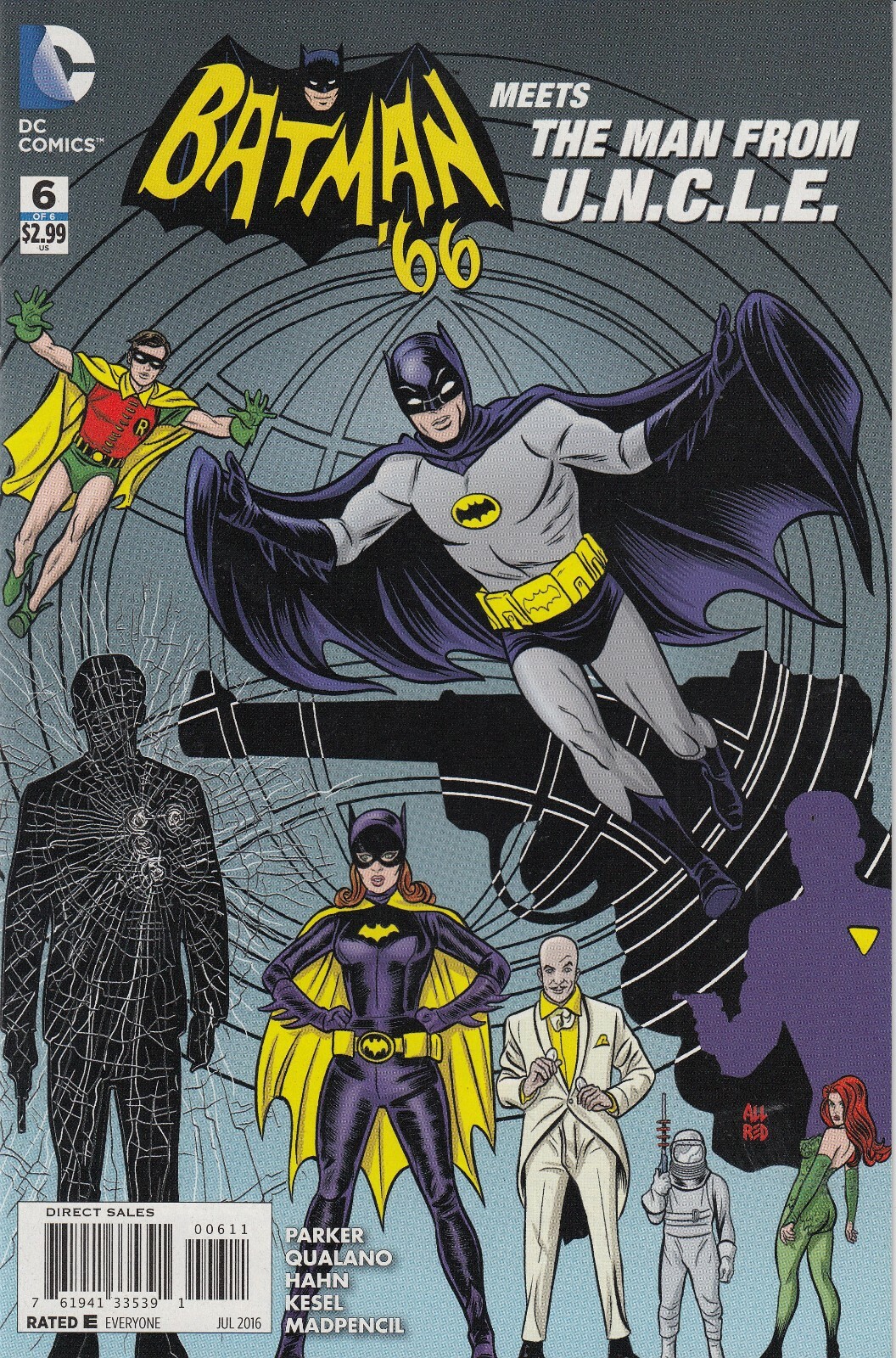 Batman '66 Meets The Man From U.N.C.L.E #6 Main Cover First Print New/Unread DC