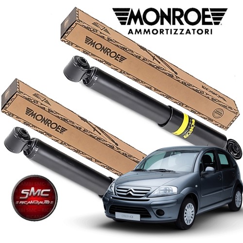 Kit 2 Ammortizzatori Posteriori Monroe 251068RM Per Citroen C3 - Picture 2 of 6