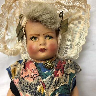 Vintage Dutch Doll Hand Painted Porcelain Face | eBay