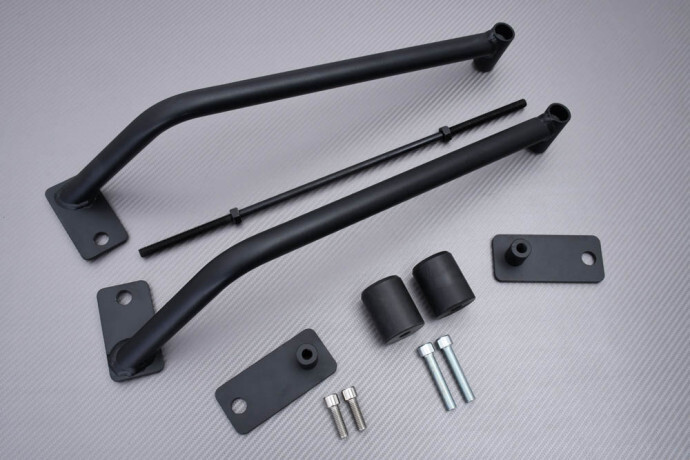 Crash bars Suzuki GSX-R 1000 2009-2011 protection carenage noire en acier